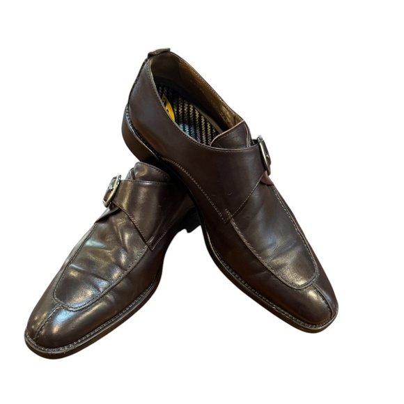 Mens, Toschi Dress Shoe.  Color: Brown, Size: 10 1/2 - Picture 1 of 8